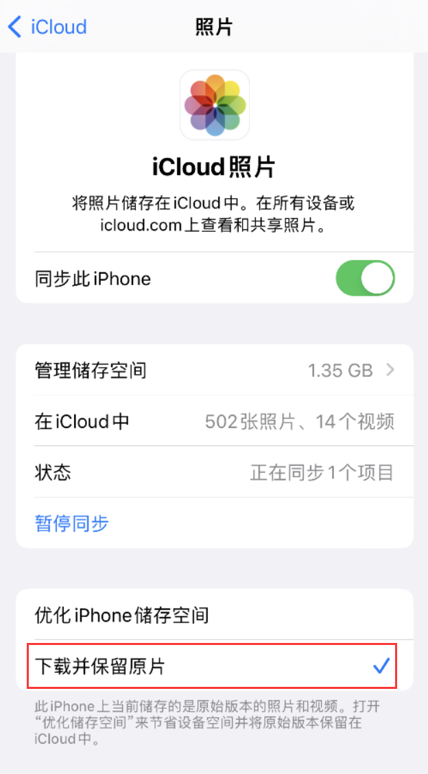 海州苹果手机维修分享iPhone 无法加载高质量照片怎么办 