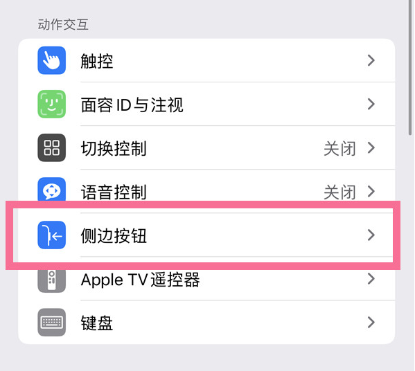 海州苹果14维修店分享iPhone14 Plus侧键双击下载功能关闭方法 